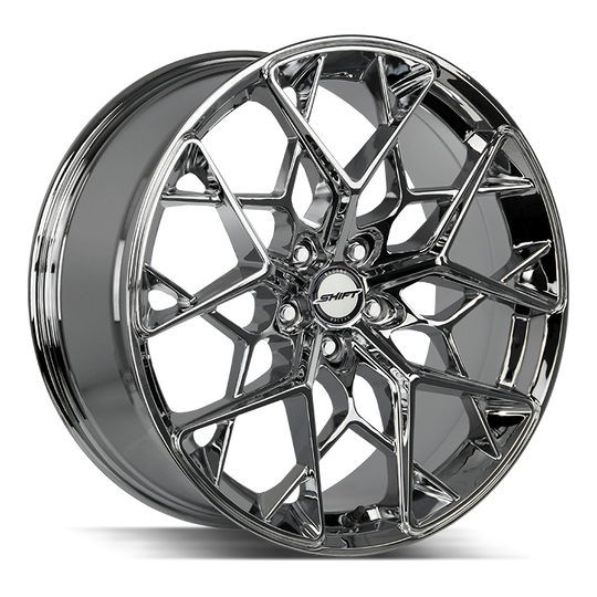 H35051435 - Shift H35 Piston 20X8.5 5X114.3 35mm Chrome - Shift Wheels Canada
