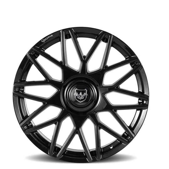 PRE-22105BLNK2573 - Gianna Prestigio 22X10.5 Blank 25mm Gloss Black - Gianna Wheels Canada