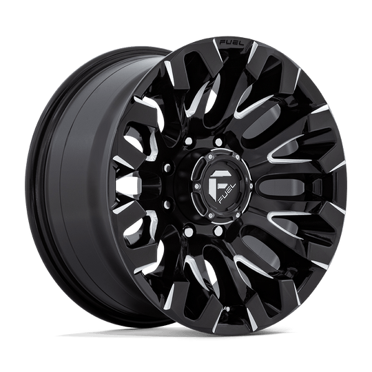 D82818901850 - Fuel Off-Road D828 Quake 18X9 8X180 1mm Gloss Black Milled - Fuel Off-Road Wheels Canada