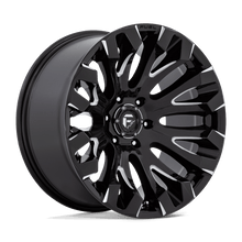 Charger l'image dans la galerie, D8281890B450 - Fuel Off-Road D828 Quake 18X9 5X139.7 1mm Gloss Black Milled - Fuel Off-Road Wheels Canada