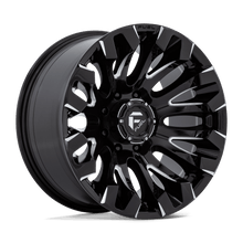Load image into Gallery viewer, D82820008247 - Fuel Off-Road D828 Quake 20X10 8X165.1 -18 mm Gloss Black Milled - Fuel Off-Road Wheels Canada