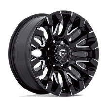 Load image into Gallery viewer, D82820908250 - Fuel Off-Road D828 Quake 20X9 8X165.1 1mm Gloss Black Milled - Fuel Off-Road Wheels Canada