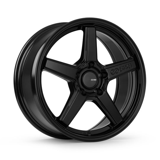 550-980-4445BK - Enkei Quasar 19X8 5X112 45mm Gloss Black - Enkei Wheels Canada
