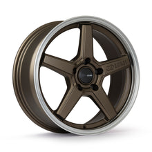 Load image into Gallery viewer, 550-980-6535ZP - Enkei Quasar 19X8 5X114.3 35mm Matte Bronze w/Machined Lip - Enkei Wheels Canada