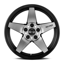 Load image into Gallery viewer, R15780381207F - Reika R15 Seeker 17X8 5X114.3 38mm Gloss Black Machine Face - Reika Wheels Canada