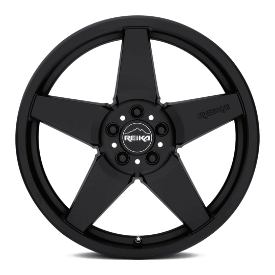 R15770151003F - Reika R15 Seeker 17X7 5X100 15mm Satin Black - Reika Wheels Canada