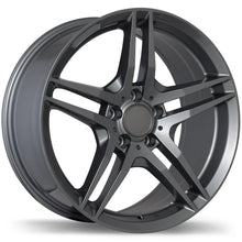 Charger l'image dans la galerie, R170-1885-44MN+32R664 - Replika R170 18X8.5 5X112 32mm Gloss Gunmetal - Replika Wheels Canada
