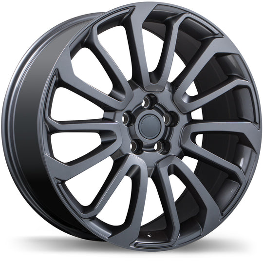 R190A-2095-12MN+45F726 - Replika R190A 20X9.5 5X120 45mm Gloss Gunmetal - Replika Wheels Canada