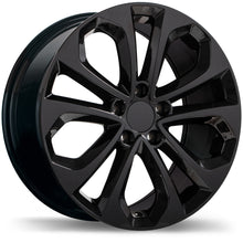 Load image into Gallery viewer, R191-1880-65BN+50R641 - Replika R191 18X8 5X114.3 50mm Gloss Black - Replika Wheels Canada