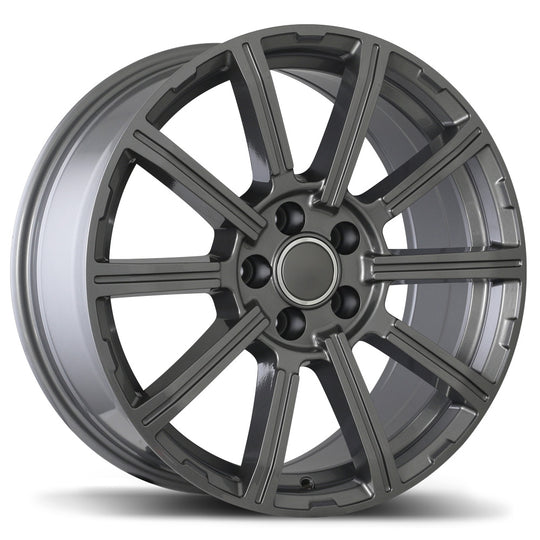 R193-1880-44MN+30R665 - Replika R193 18X8 5X112 30mm Gloss Gunmetal - Replika Wheels Canada