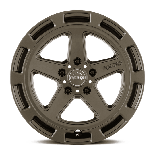 R20780381217F - Reika R20 Teton 17X8 5X114.3 38mm Bronze - Reika Wheels Canada