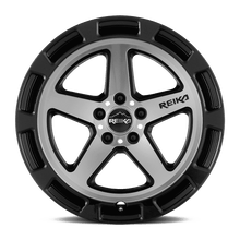 Load image into Gallery viewer, R20570151007F - Reika R20 Teton 15X7 5X100 15mm Black Machined Face - Reika Wheels Canada