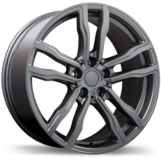 R200-1985-44MN+35C666 - Replica R200 19X8.5 5X112 35mm Gloss Gunmetal - Krypton Replica Wheels Canada
