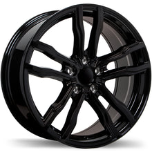 Load image into Gallery viewer, R200-1885-12BN+42C741 - Replika R200 18X8.5 5X120 42mm Gloss Black - Replika Wheels Canada