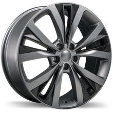 Load image into Gallery viewer, R201-2085-31MB+45C634 - Replika R201 20X8.5 5X108 45mm Matte Gunmetal with Matte Black Inserts - Replika Wheels Canada
