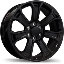 Load image into Gallery viewer, R204-2090-83BN+24C781 - Replica R204 20X9 6X139.7 24mm Gloss Black - Krypton Replica Wheels Canada