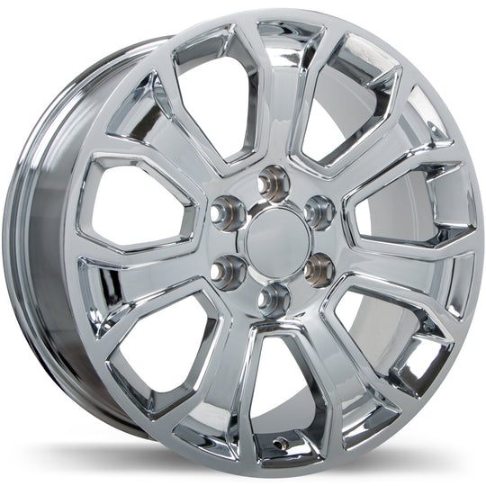 R204-2290-83CN+24C781 - Replika R204 22X9 6X139.7 24mm Chrome - Replika Wheels Canada