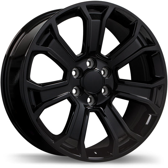 R204-2290-83BN+24C781 - Replika R204 22X9 6X139.7 24mm Gloss Black - Replika Wheels Canada