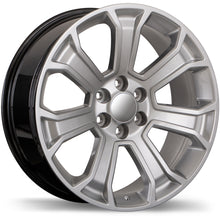 Load image into Gallery viewer, R204-2090-83HN+24C781 - Replika R204 20X9 6X139.7 24mm Hyper Silver - Replika Wheels Canada