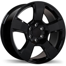 Load image into Gallery viewer, R211-2090-83BN+27C781 - Replika R211 20X9 6X139.7 27mm Gloss Black - Replika Wheels Canada