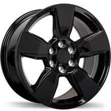 Load image into Gallery viewer, R212A-1885-62BN+33C671 - Replika R212 18X8.5 6X120 33mm Gloss Black - Replika Wheels Canada