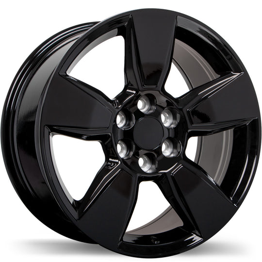 R212A-1885-62BN+33C671 - Replika R212 18X8.5 6X120 33mm Gloss Black - Replika Wheels Canada