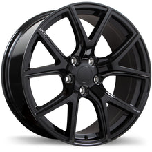 Load image into Gallery viewer, R217A-2090-73BN+34C715 - Replika R217A 20X9 5X127 34mm Gloss Black - Replika Wheels Canada