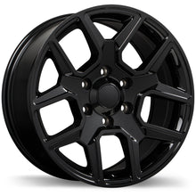 Load image into Gallery viewer, R220-1880-83BN+19C780 - Replika R220 18X8 6X139.7 19mm Gloss Black - Replika Wheels Canada