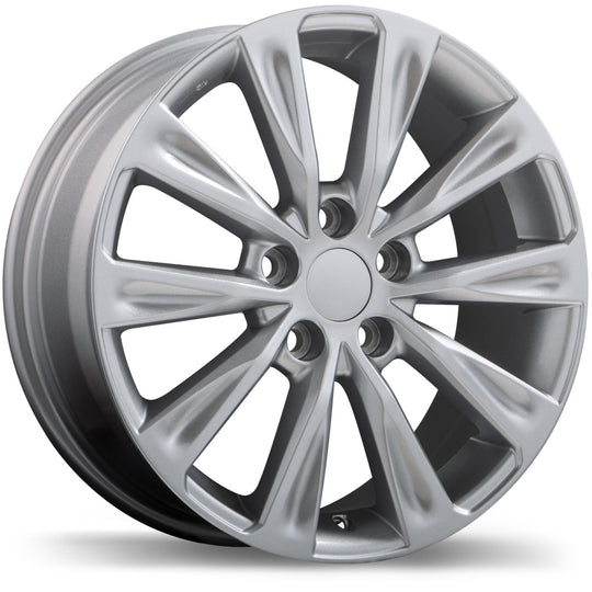R223-1770-65SE+39F601 - Replica R223 17X7 5X114.3 39mm Metallic Silver - Krypton Replica Wheels Canada