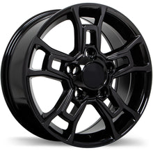 Load image into Gallery viewer, R225-1880-51BN+60F101 - Replika R225 18X8 5X150 60mm Gloss Black - Replika Wheels Canada