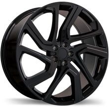 Load image into Gallery viewer, R229-2195-12BN+49F726 - Replika R229 21X9.5 5X120 49mm Gloss Black - Replika Wheels Canada