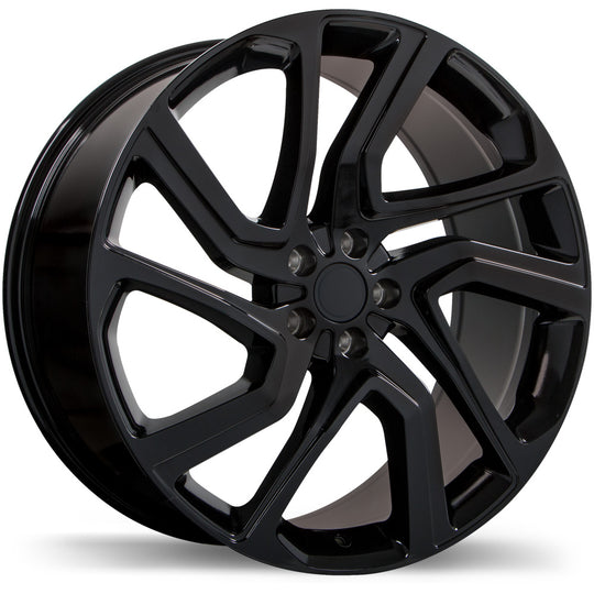R229-2195-12BN+49F726 - Replika R229 21X9.5 5X120 49mm Gloss Black - Replika Wheels Canada