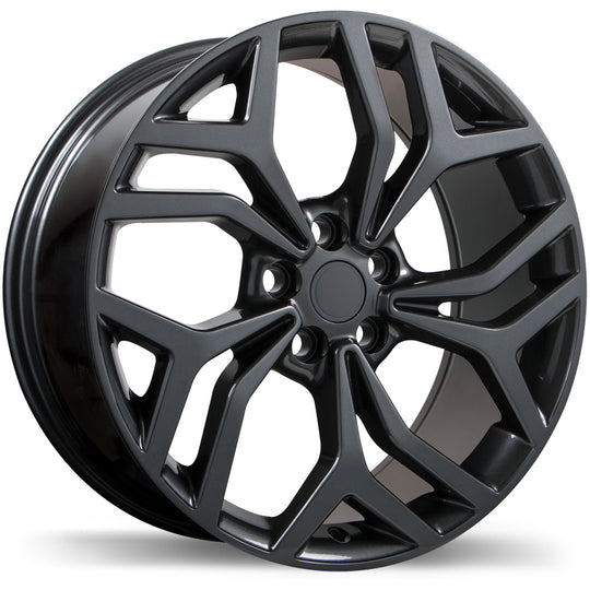 R230-2090-31MN+45C634 - Replika R230 20X9 5X108 45mm Gloss Gunmetal - Replika Wheels Canada