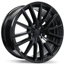 Load image into Gallery viewer, R233-2195-44BN+37C666 - Replica R233 21X9.5 5X112 37mm Gloss Black - Krypton Replica Wheels Canada