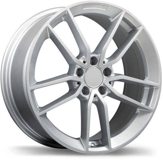 R234-1980-44SN+33R665 - Replica R234 19X8 5X112 33mm Gloss Silver - Krypton Replica Wheels Canada