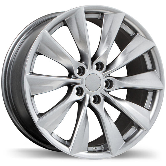 R241B-1885-65SN+40C715 - Replika R241B 18X8.5 5X114.3 ET 40mm Gloss Silver - Replika Wheels Canada
