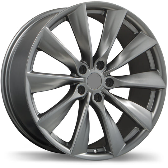 R241B-1985-65GT+40C701 - Replika R241B 19X8.5 5X114.3 ET 40mm Space Grey - Replika Wheels Canada