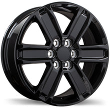 Load image into Gallery viewer, R247A-1875-62BN+50C671 - Replica R247 18X7.5 6X120 50mm Gloss Black - Krypton Replica Wheels Canada