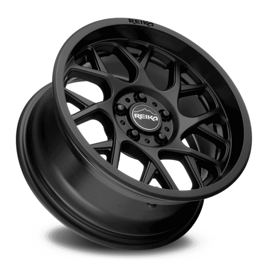 R25570151003F - Reika R25 Detour 15X7 5X100 15mm Satin Black - Reika Wheels Canada