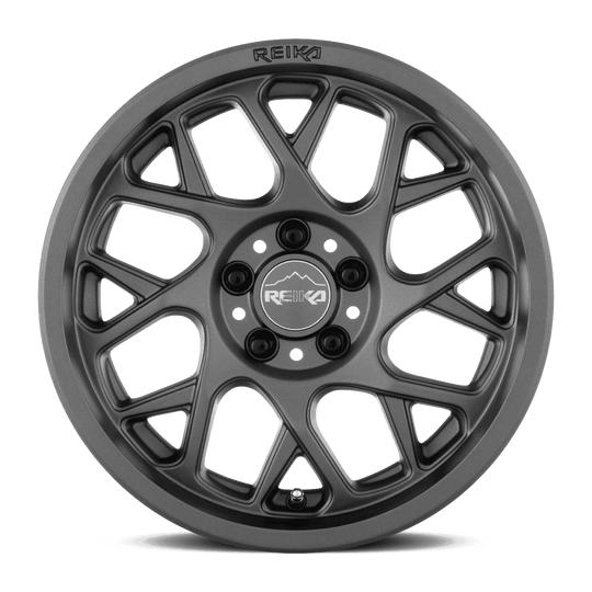 R25570151005F - Reika R25 Detour 15X7 5X100 15mm Slate Gray - Reika Wheels Canada