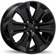 Load image into Gallery viewer, R250-2085-36BN+44C871 - Replica R250 20X8.5 6X135 44mm Gloss Black - Krypton Replica Wheels Canada