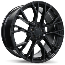 Charger l'image dans la galerie, R253A-2195-44BN+33C666 - Replika R253 21X9.5 5X112 ET 33mm Gloss Black - Replika Wheels Canada