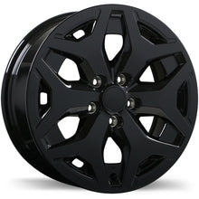 Charger l'image dans la galerie, R254-1770-65BN+48C561 - Replika R254 17X7 5X114.3 48mm Gloss Black - Replika Wheels Canada