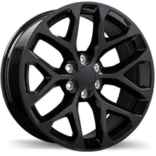 Load image into Gallery viewer, R259-2290-83BN+24C780 - Replika R259 22X9 6X139.7 24mm Gloss Black - Replika Wheels Canada