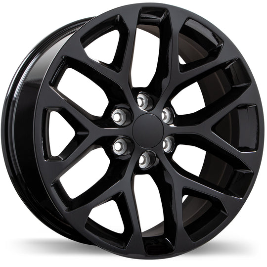 R259-2290-83BN+24C780 - Replika R259 22X9 6X139.7 24mm Gloss Black - Replika Wheels Canada