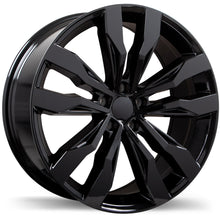 Charger l'image dans la galerie, R260A-2085-44BN+34R571 - Replika R260A 20X8.5 5X112 ET 34mm Gloss Black - Replika Wheels Canada