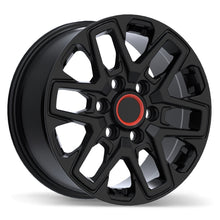 Load image into Gallery viewer, R262-1780-83BT+55F951 - Replika R262 17X8 6X139.7 ET 55MM Satin Black - Replika Wheels Canada