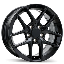 Charger l'image dans la galerie, R267-1670-65BN+45R641 - Replika R267 16X7 5X114.3 45mm Gloss Black - Replika Wheels Canada