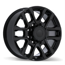 Load image into Gallery viewer, R273-1880-82BN+57C211 - Replika R273 18X8 8X165.1 ET 57mm Gloss Black - Replika Wheels Canada