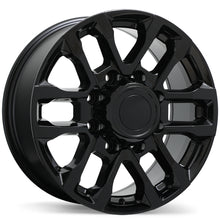 Charger l'image dans la galerie, R273-1880-98BN+44C244 - Replika R273 18X8 8X180 ET 44mm Gloss Black - Replika Wheels Canada